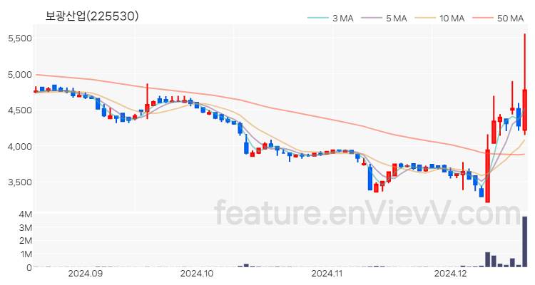 [특징주] 보광산업 주가와 차트 분석 2024.12.18