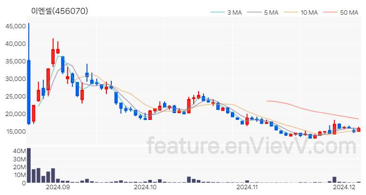 [특징주] 이엔셀 주가와 차트 분석 2024.12.05